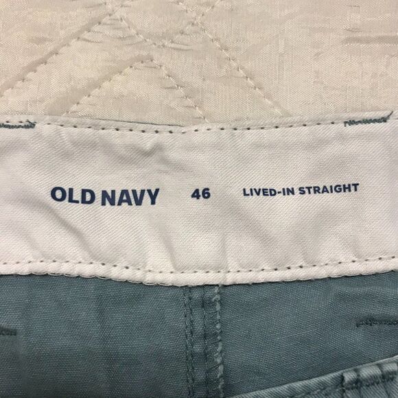 Old Navy‎ lived in strsight gray blue shorts size 46 - Picture 2 of 3